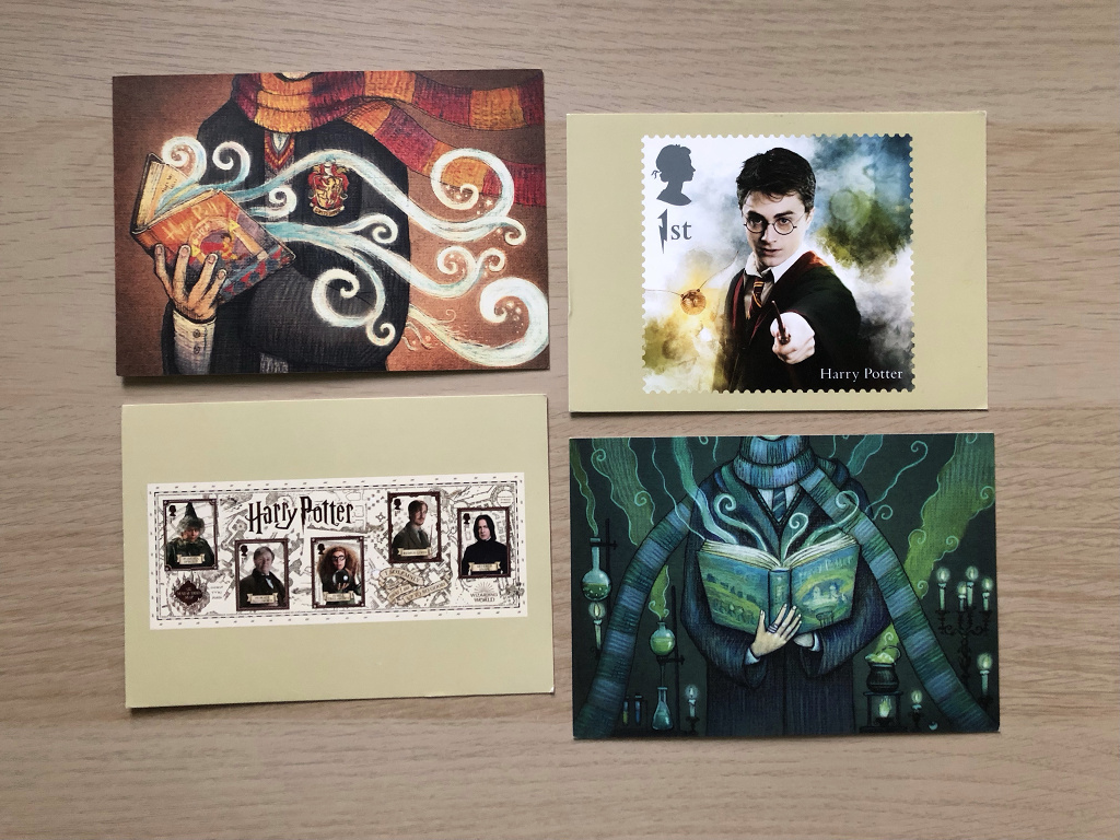 Посткроссинг: Гарри Поттер на открытках